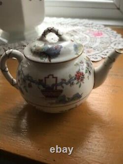 Royal Worcester Chine Pekin 14 Pc Tea Set Papillon Bleu
