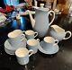 Service À CafÉ Complet Vintage Wedgwood 'cieux D'ÉtÉ' RÉduit Cadeau Parfait