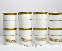 Service à café Royal Doulton ROYAL GOLD en porcelaine, tasses à café et thé Demitasse, ensemble de 8 pièces, vintage, H4980, NEUF avec étiquettes.