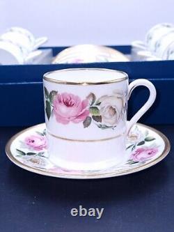 Service à café Royal Worcester ROYAL GARDEN pour 6 personnes - Avec boîte