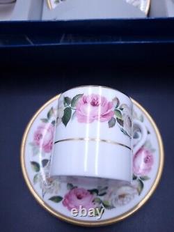 Service à café Royal Worcester ROYAL GARDEN pour 6 personnes - Avec boîte