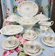 Service De Dîner En Porcelaine Vintage Minton Wildmoor, Plat à Soupe, Plateau, Service à Café Et Saucière