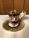 Set Capodimonte Vintage Cappuccino Avec Cafetière. Servit 12. Jamais Utilisé