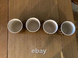 Tasses Hornsea vintage, ensemble de 4
