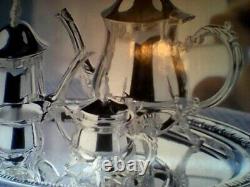 Towle 5 Pièces En Argent Pour Enfants Cafe & Tea Set Vintage 1990's