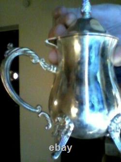 Towle 5 Pièces En Argent Pour Enfants Cafe & Tea Set Vintage 1990's