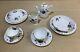 Vaisselle Vintage Embassy Ware De Fondeville Angleterre En Porcelaine De Bone China (7158) Ensemble Unique De 11 Pièces