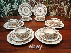 Villeroy & Boch Mettlach Nanking Vintage 18 Pièces Service De Café/6 Pers