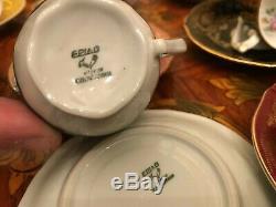 Vintage 12 Tasses 12 Soucoupes En Porcelaine Royale Epiag Set Café