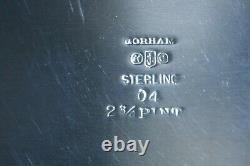 Vintage Argent Sterling Par Gorham Fairfax 8 Pc. Ensemble De Thé À Café Pas De Monogrammes