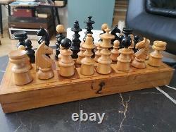 Vintage Chess Set Vienna Coffee House 60s