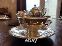 Vintage Coffee / Tea Silver Bavaria Ensemble De 23 Pièces