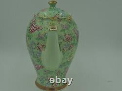 Vintage Empire Chintz Lilac Time Théière / Pot De Café Tea Set Sugar Bowl Creamer