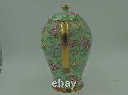 Vintage Empire Chintz Lilac Time Théière / Pot De Café Tea Set Sugar Bowl Creamer