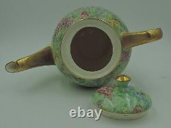 Vintage Empire Chintz Lilac Time Théière / Pot De Café Tea Set Sugar Bowl Creamer