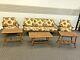 Vintage Mid Century Modern Sofa Set Chaise Basse En Bambou Bentwood Boho Chic