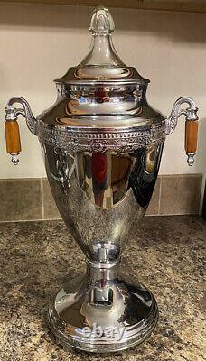 Vintage Percolateur De Café Électrique Forman Bros Ny 3 Pc Set Bakelite Art Deco
