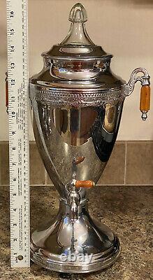 Vintage Percolateur De Café Électrique Forman Bros Ny 3 Pc Set Bakelite Art Deco
