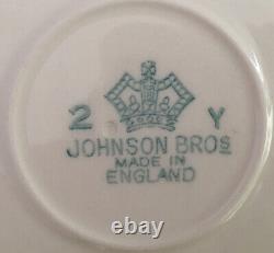 Vintage, Retro Johnson Brothers Cow Persley Lemon Coffee Set Pour Six Personnes