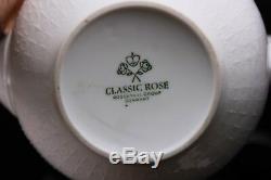 Vintage Rosenthal Allemagne Porcelaine Fine 10pc Café Motif Rose Ensemble Classique