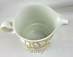 Vintage Rosenthal Coffee Set Coffee Pot Creamer Sugar Bowl Or Et Blanc