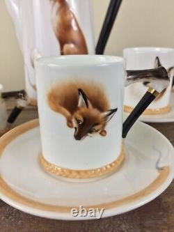 Vintage Royal Doulton Reynard The Fox Demitasse Coffee Coffee Porcelaine