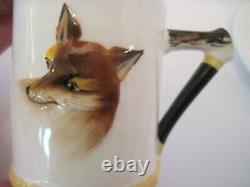 Vintage Royal Doulton Reynard The Fox Demitasse Coffee Set 19 Piece Nr