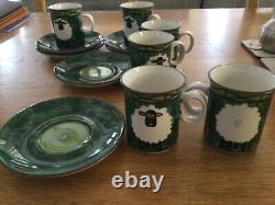 Vintage Set De Café Potterie Jersey Sur Mesure