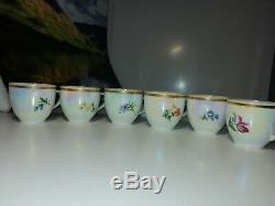 Vintage Set Rda Porcelaine Café Fait À Coldicz