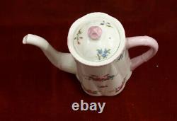 Vintage Shelley Rose & Red Daisy 6 Pièces Set De Café Tasses Soucoupes Pot Pot