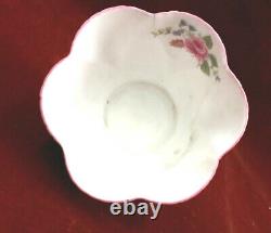 Vintage Shelley Rose & Red Daisy 6 Pièces Set De Café Tasses Soucoupes Pot Pot