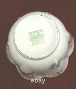 Vintage Shelley Rose & Red Daisy 6 Pièces Set De Café Tasses Soucoupes Pot Pot