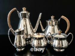 Vintage Silver Plate Tea Set Cafe Service Set Moderne Par Gorham