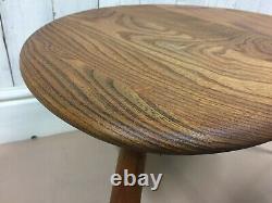 Vtg Set Of MID Century Ercol Pebble Solid Elm Tables Cafés Danois Astro Danois