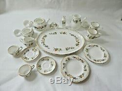 Wedgwood Miniature Tea Set Café Mirabelle 18 Pcs Porcelaine Chine Vintage